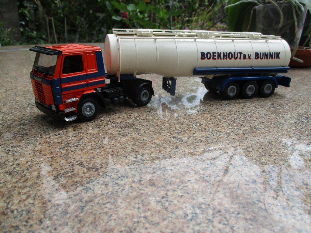 Tekno Scania 143 Boekhout Bunnik, Verzenden, Zo goed als nieuw, Bus of Vrachtwagen, Tekno
