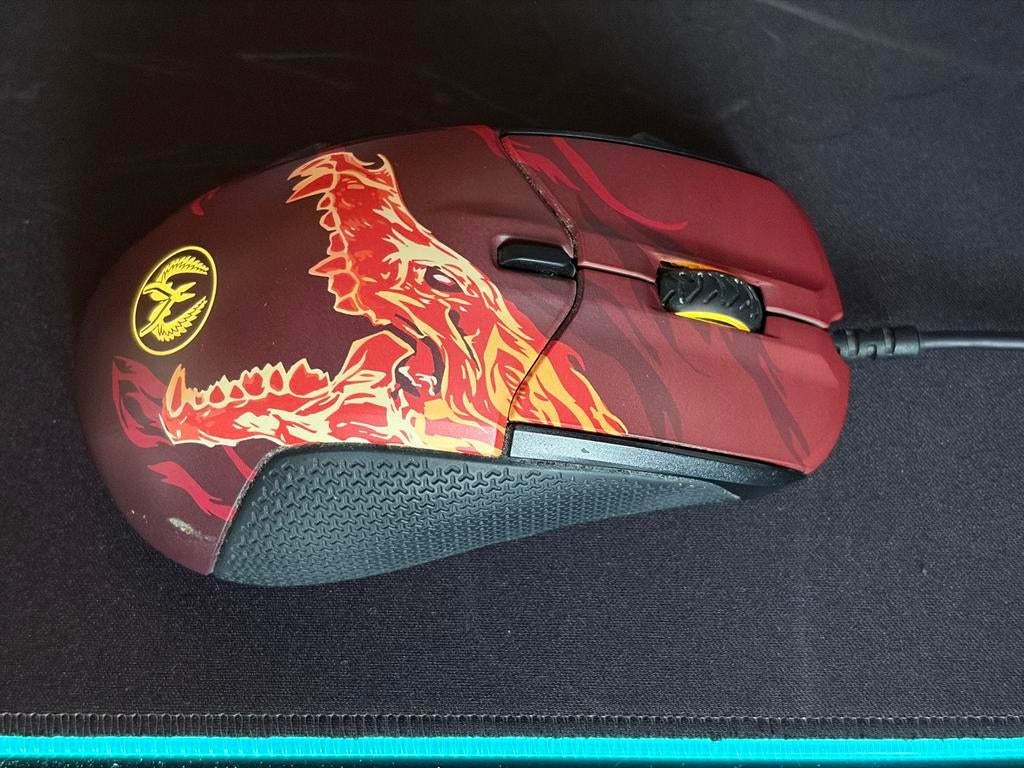 Steelseries Rival 310 CS:GO HOWL Edition Gaming Muis, Rechtshandig, Muis, Gebruikt, Gaming muis