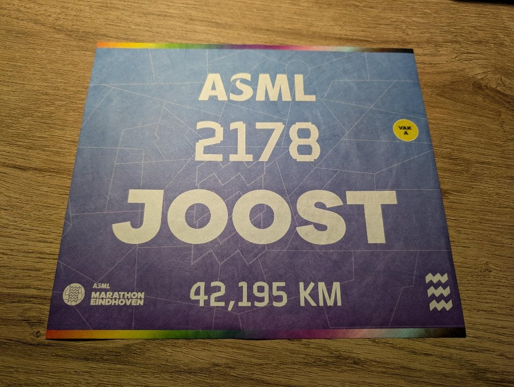 Startbewijs Marathon Eindhoven 2026, Tickets en Kaartjes, Eén persoon