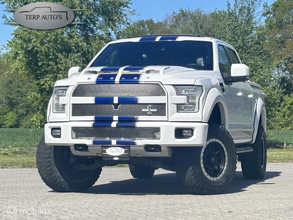 Ford F150 Shelby 5.0 V8 Supercharged 750pk Marge!, Automaat, Gebruikt, Wit, Leder