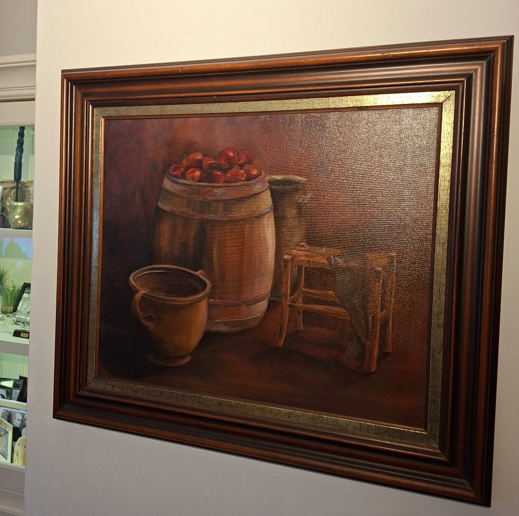 Groot schilderij, Ophalen