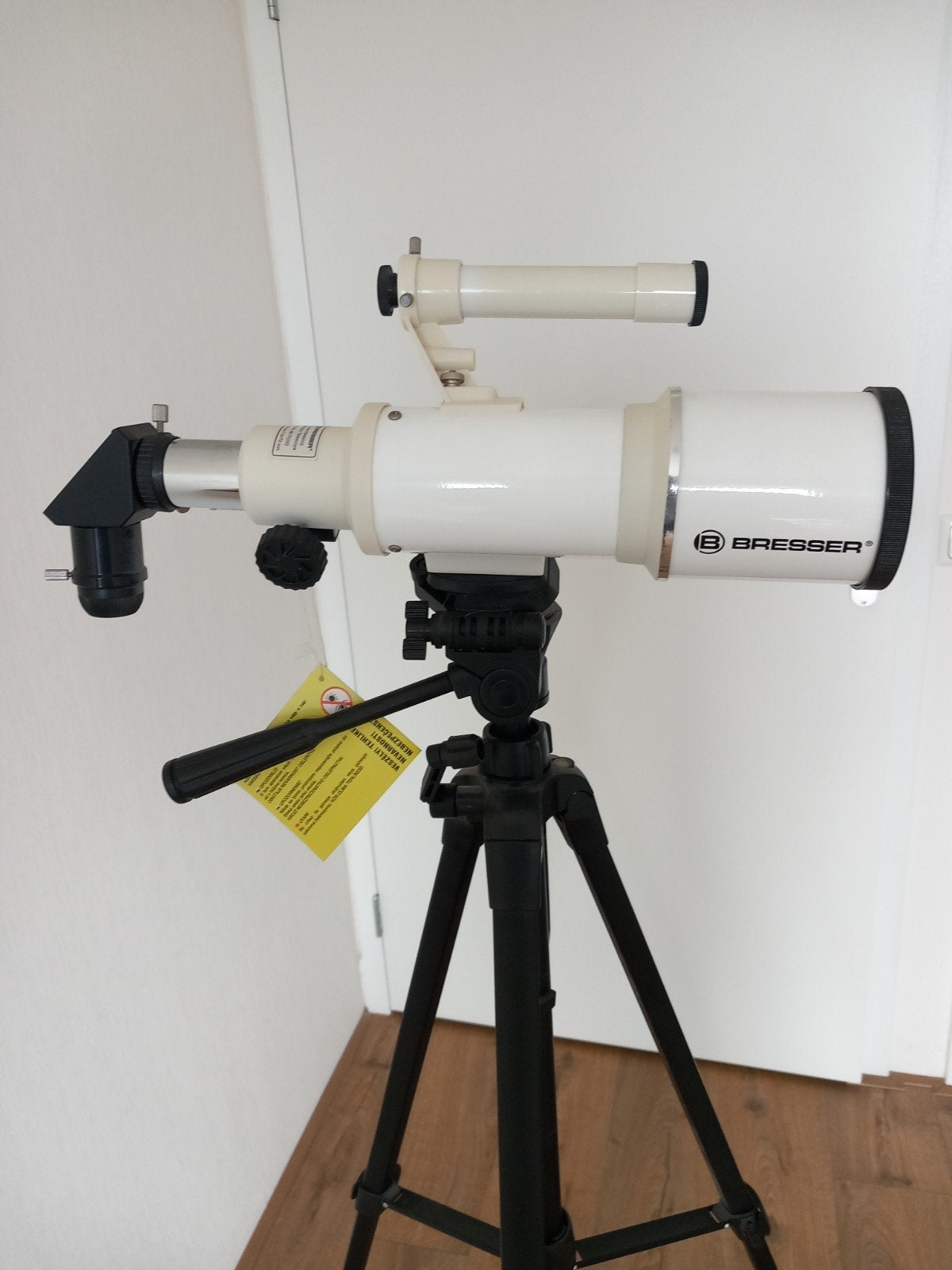 Bresser Classic 70/350 Refractor Telescoop met Statief, Audio, Tv en Foto, Ophalen, Lenzentelescoop (refractor), Met statief, Zo goed als nieuw