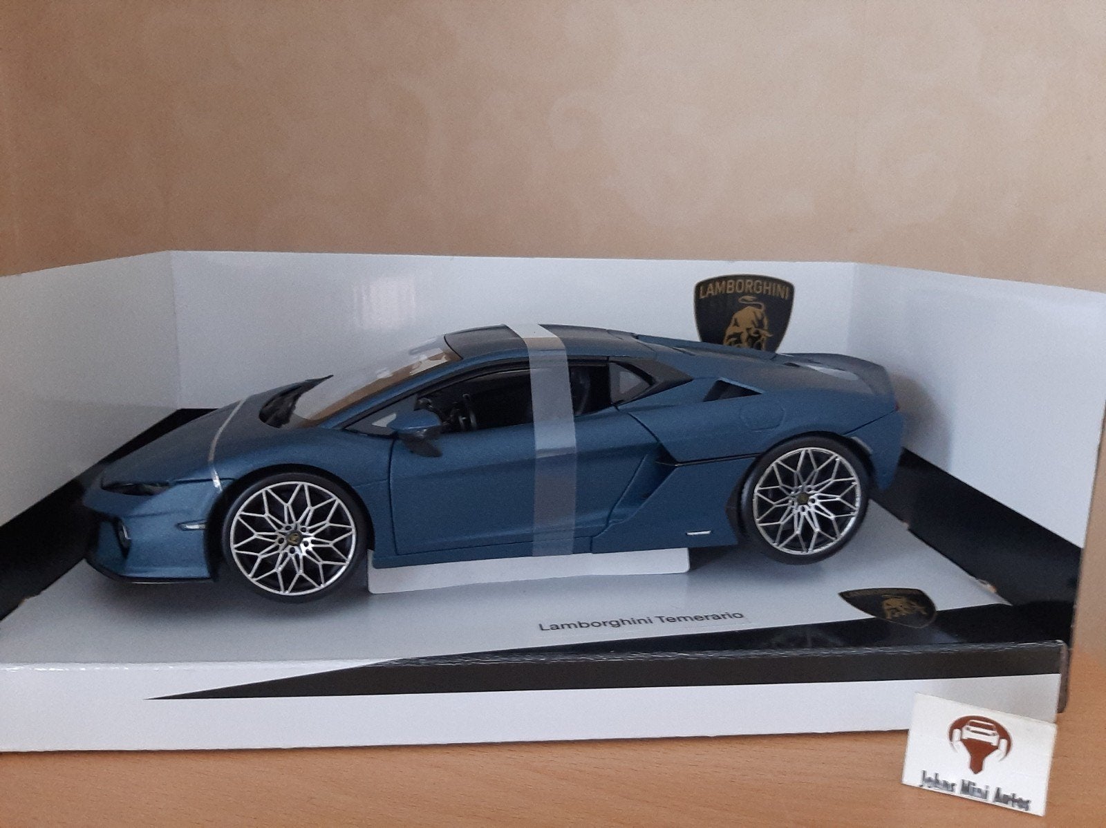 Lamborghini Temerario 2025 in Pearl Blue van Bburago 1:18, Auto, Nieuw, Ophalen of Verzenden, Bburago