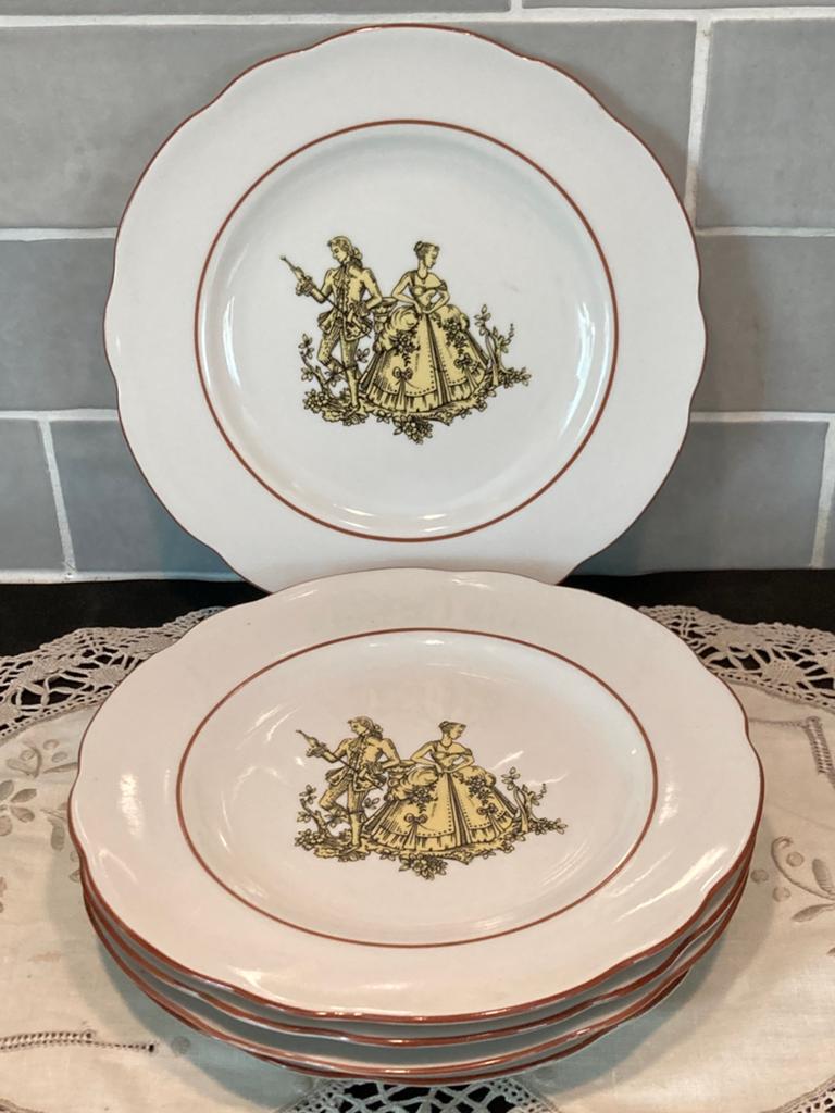 Gebaksbordje barok (300724), Huis en Inrichting, Keuken | Servies, Ophalen of Verzenden, Gebruikt, Porselein, Overige stijlen