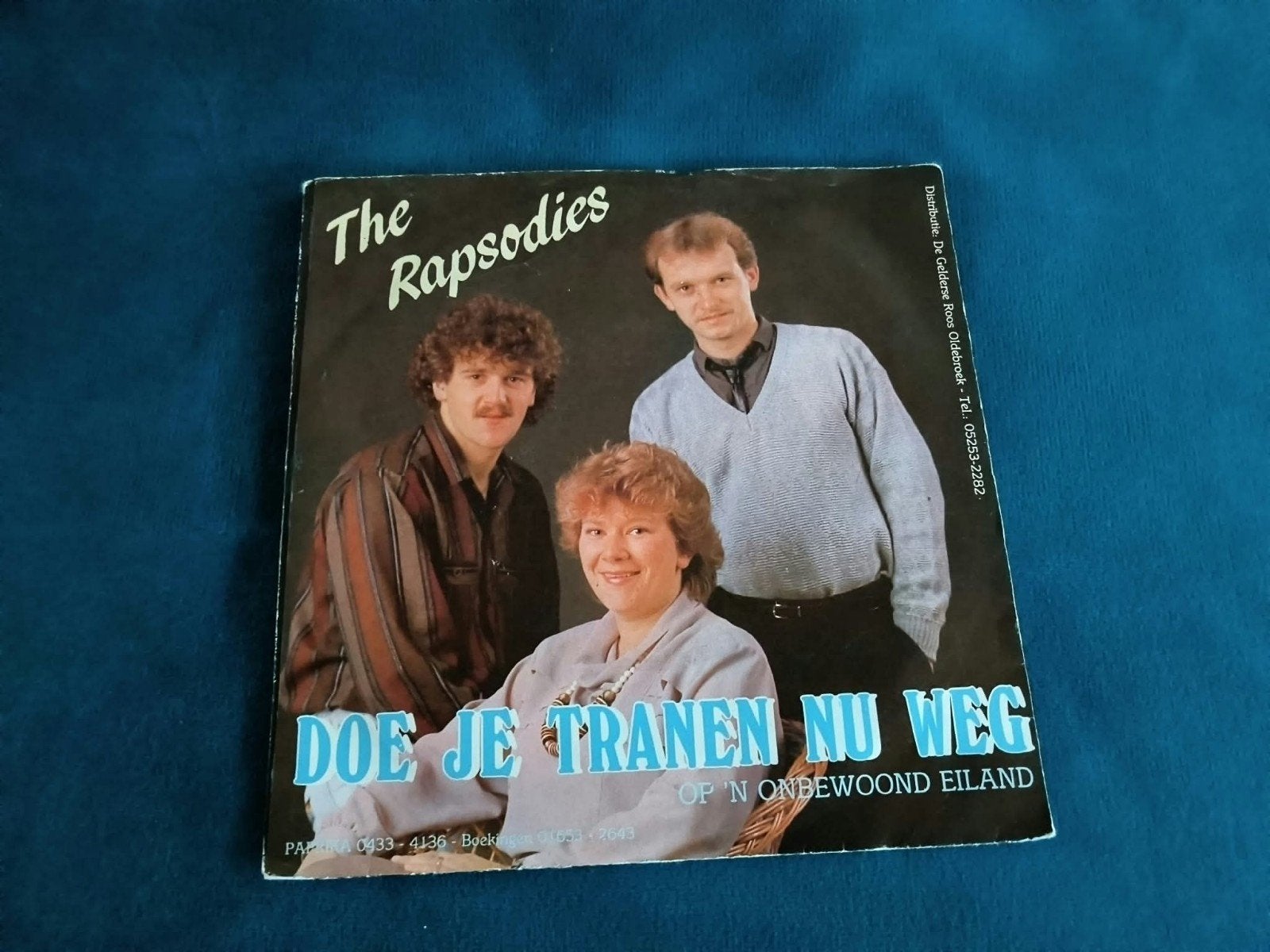 The Rapsodies - Doe Je Tranen Nu Weg, Ophalen of Verzenden, Gebruikt, Nederlandstalig