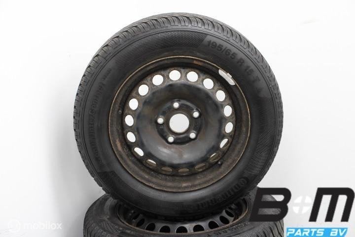 WINTER! 15 inch stalen velgen VW Golf! 1K0601027C, Gebruikt, Velg(en)