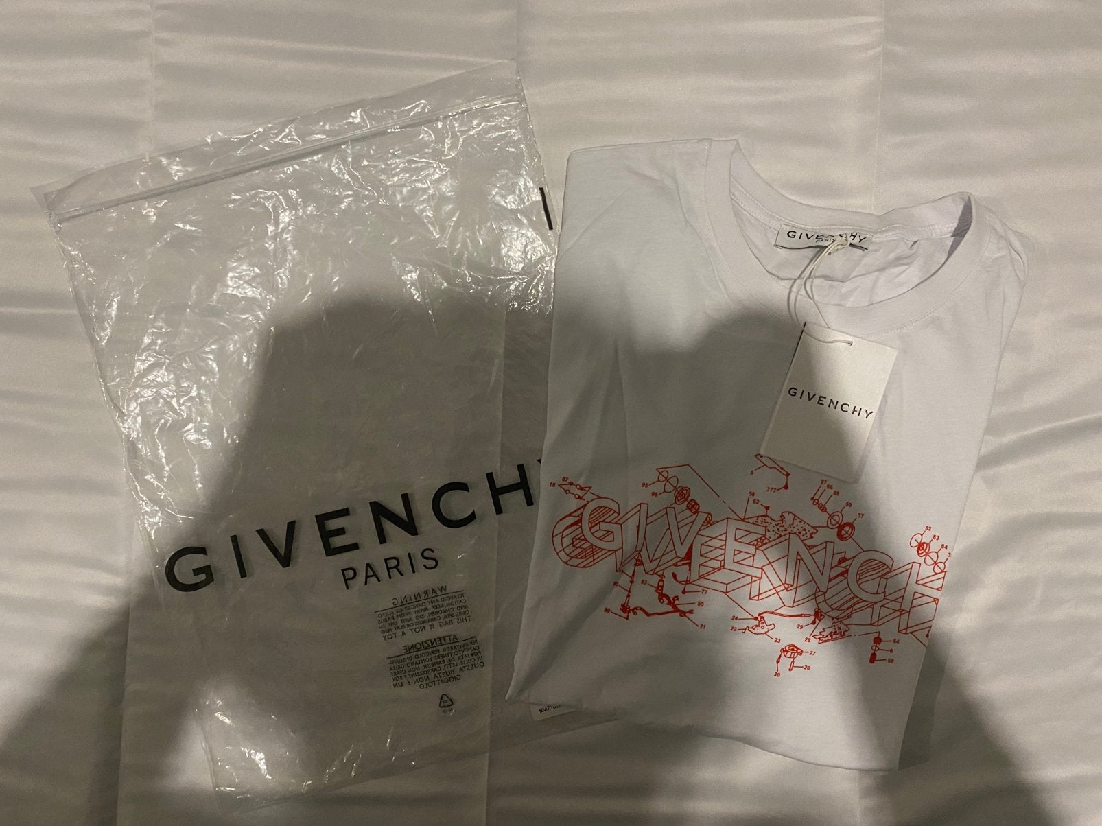 Givenchy shirt heren maat S, Ophalen of Verzenden, Nieuw, Maat 46 (S) of kleiner, Wit