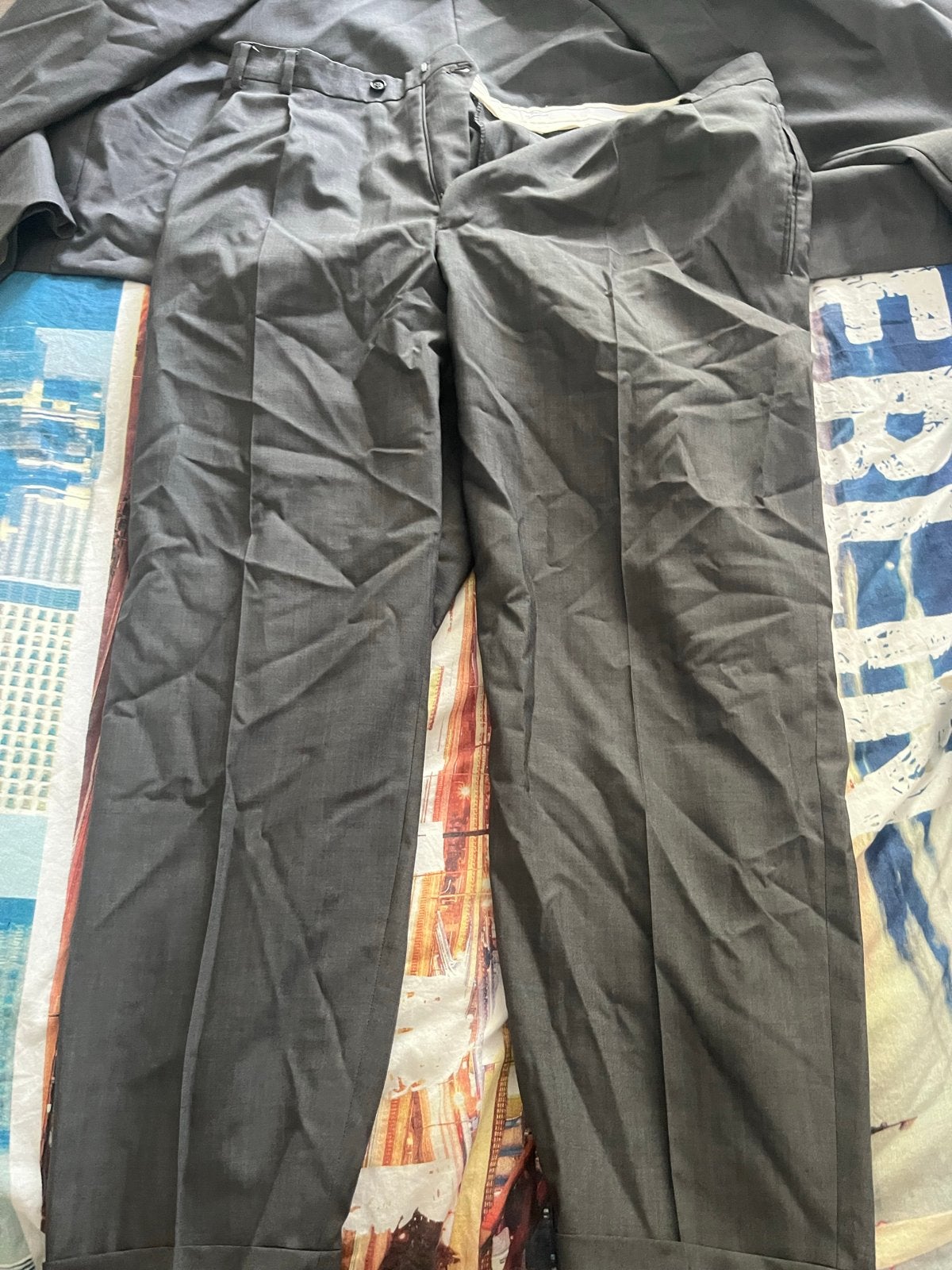 Herenpak (jasje en broek) - Signor Seroussi & Comero, Kleding | Heren, Ophalen of Verzenden, Zo goed als nieuw, Maat 52/54 (L)