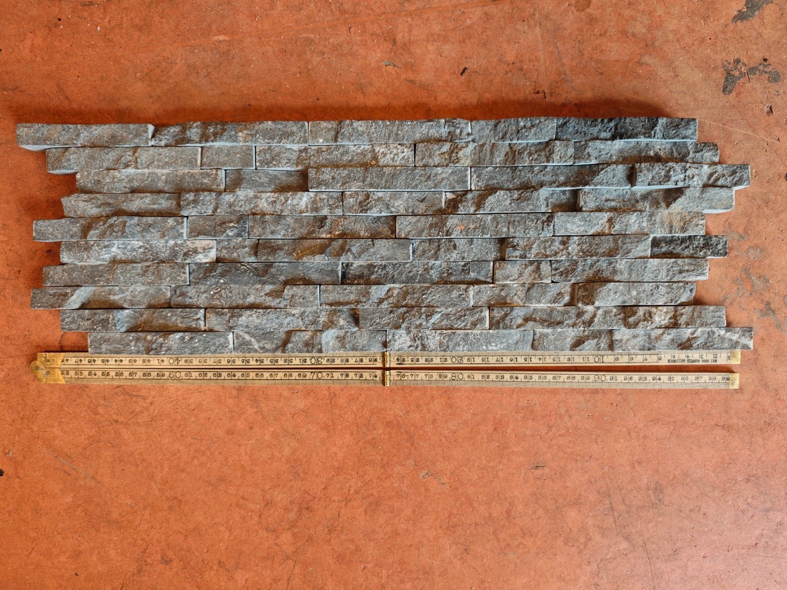 Natuursteen Strips Wandtegels - Appenini Alpi Grijs, Ophalen, Nieuw, Minder dan 20 cm, Minder dan 20 cm