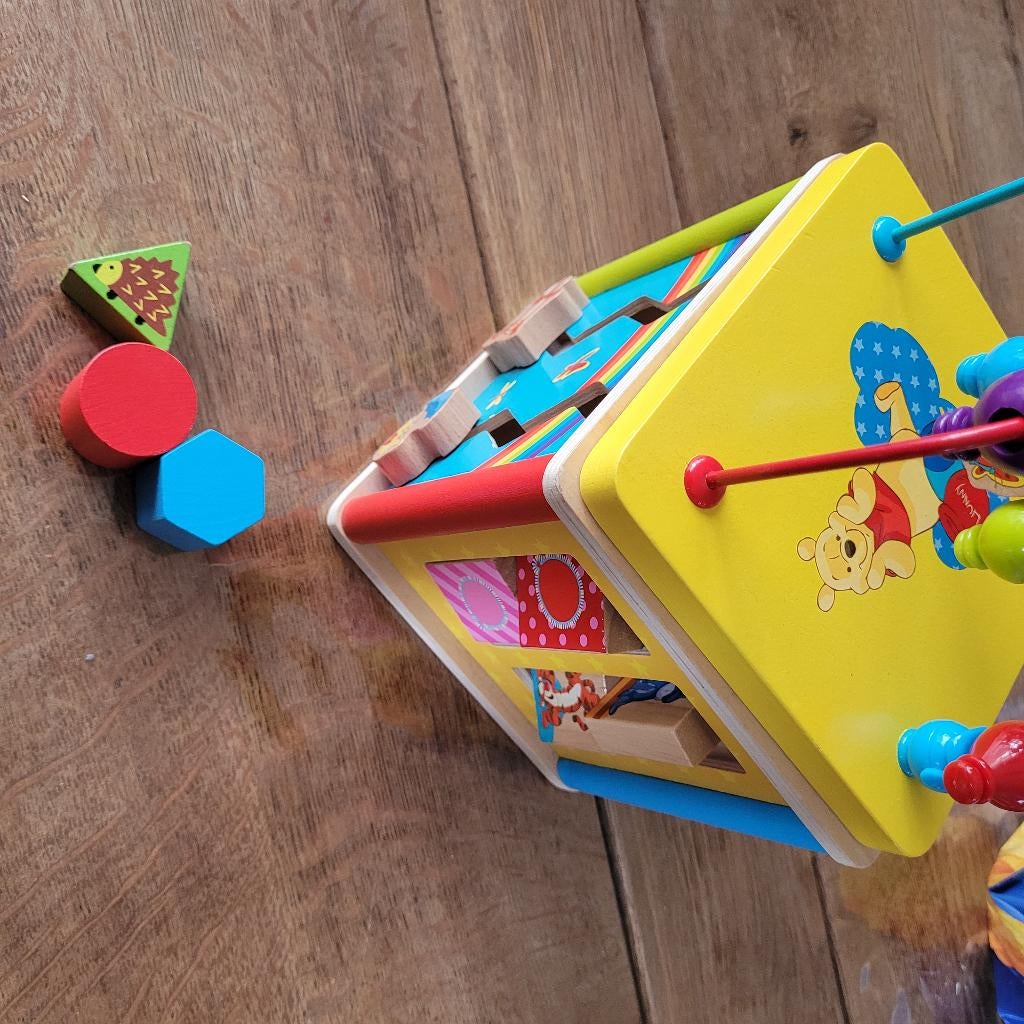 houten activity toren, Kinderen en Baby's, Ophalen of Verzenden, Zo goed als nieuw, Overige typen
