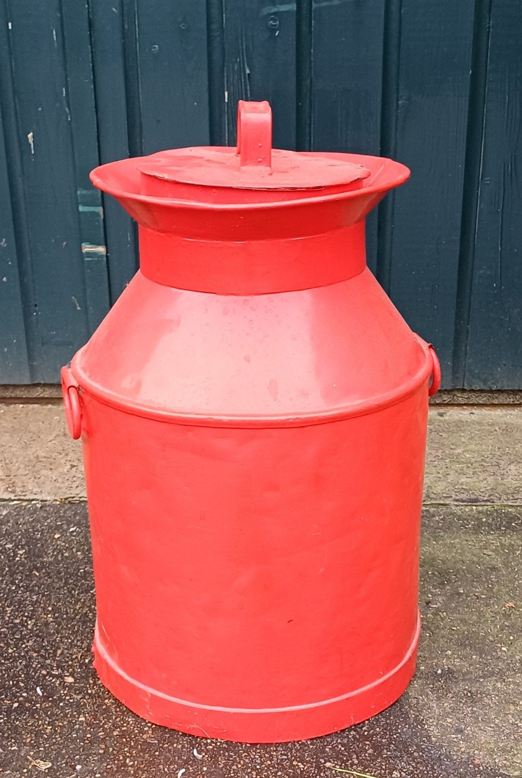 Vintage Rode Melkbus - Decoratief en Robuust, Ophalen