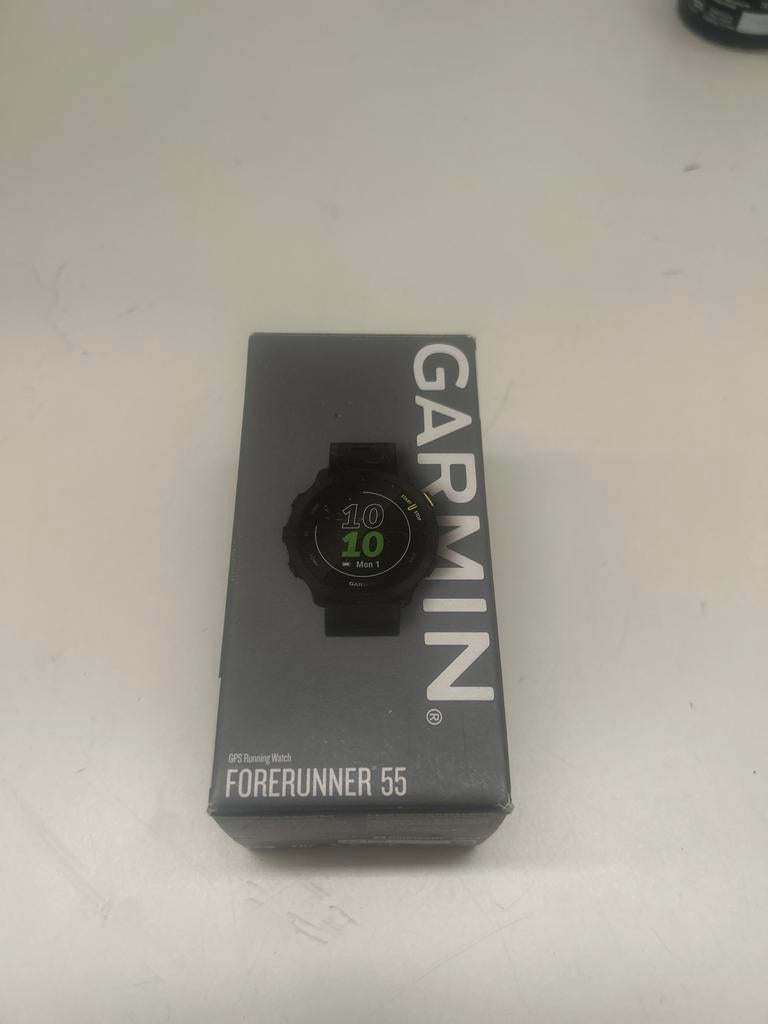 Garmin Forerunner 55 Hardloophorloge Zwart - Nieuwstaat, Afstand, Zwart, Ophalen of Verzenden, Zo goed als nieuw