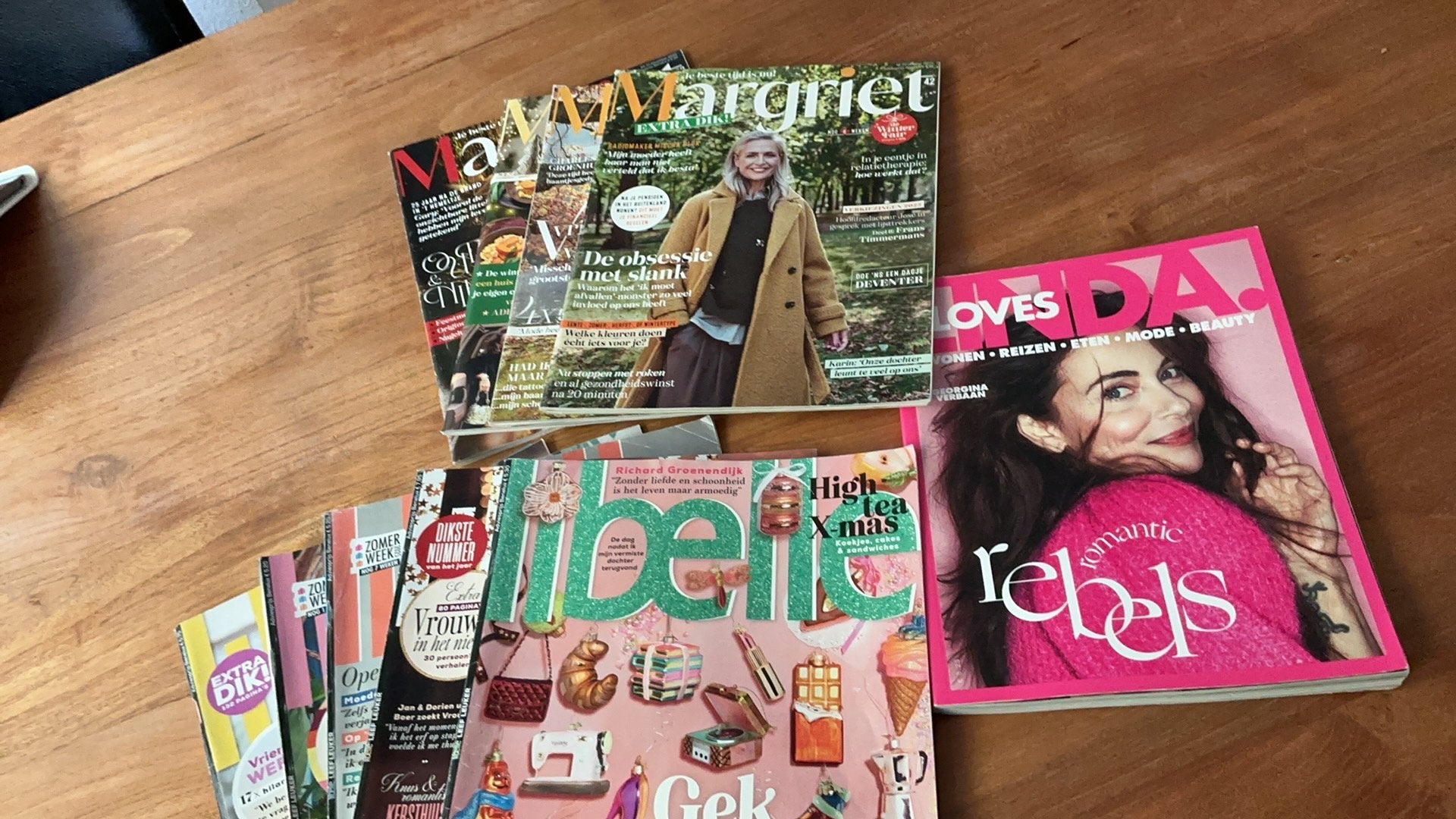 Tijdschriften libelle margriet  linda loves 2025, Boeken, Ophalen, Zo goed als nieuw, Damesbladen