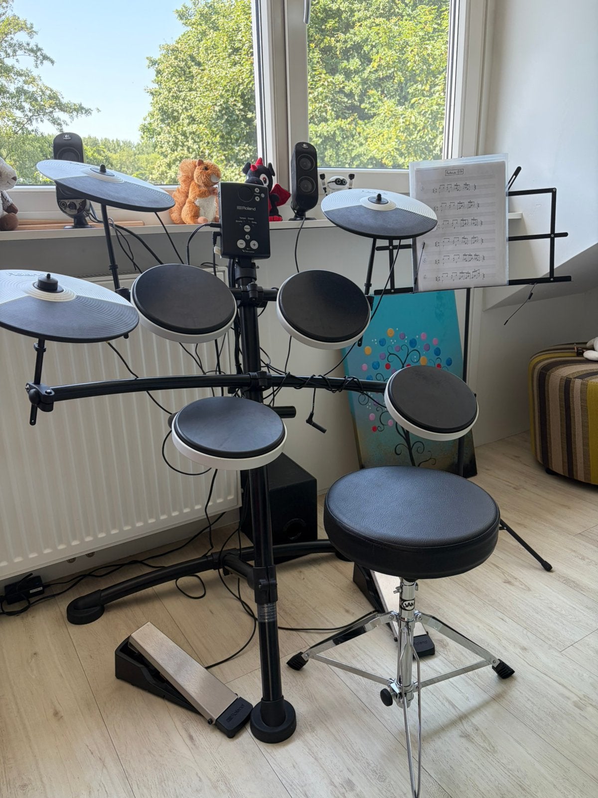 Ronald TD1 Drumkit Complete, Ophalen, Zo goed als nieuw, Overige merken