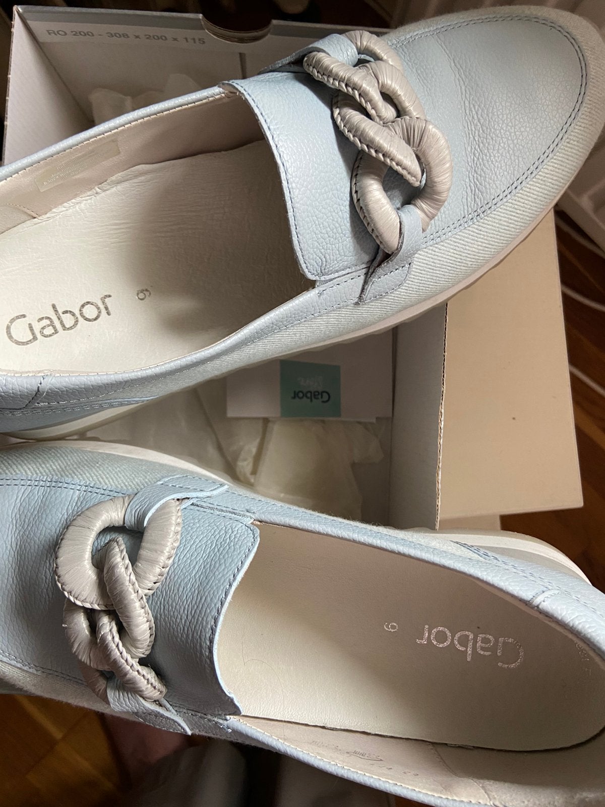 Gabor nieuwe zomer instappers maat 9, Kleding | Dames, Ophalen of Verzenden, Nieuw, Blauw, Instappers