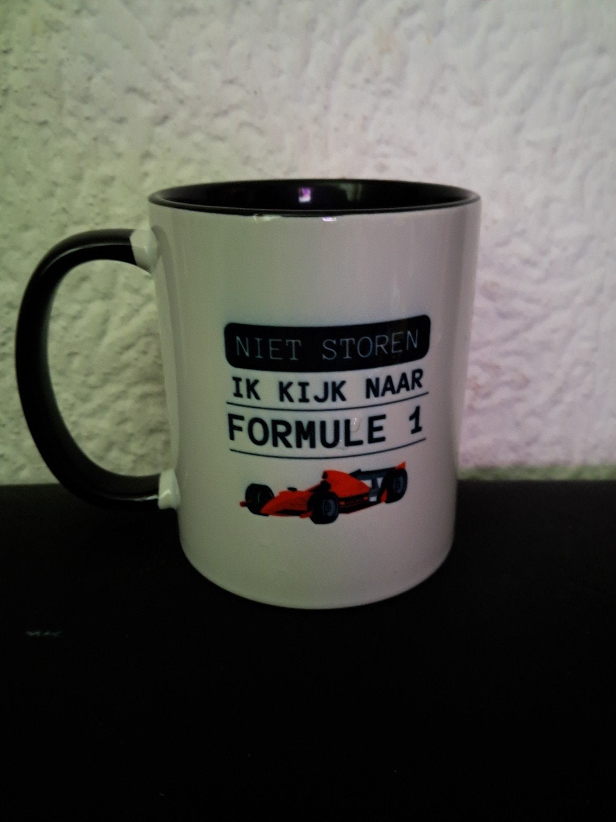 Nieuwe F1 Koffie/Thee Mok - "Niet storen, ik kijk Formule 1", Ophalen of Verzenden, Nieuw