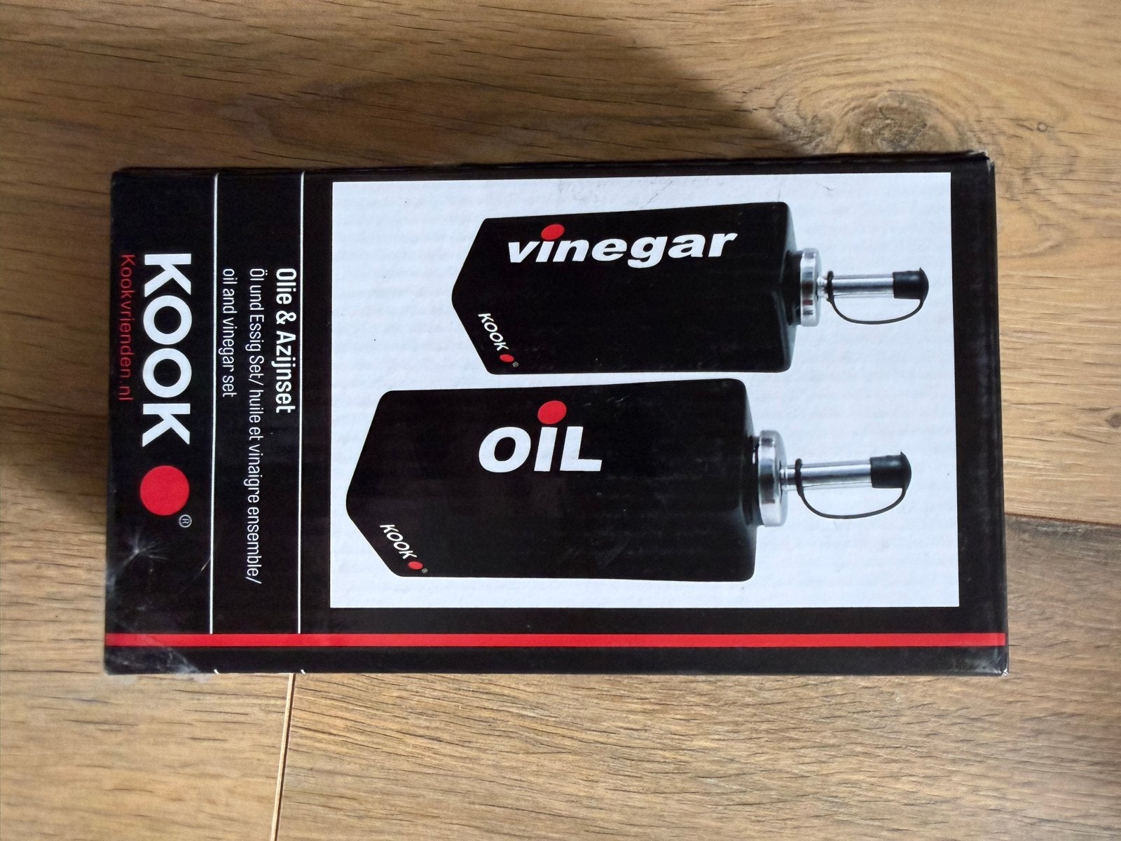 Kook Olie & Azijnset - Nieuw in doos, Nieuw, Ophalen of Verzenden, Zwart, Overige merken