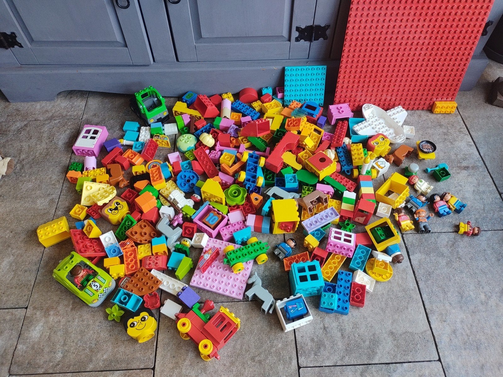 Partij lego duplo., Ophalen, Gebruikt, Overige merken