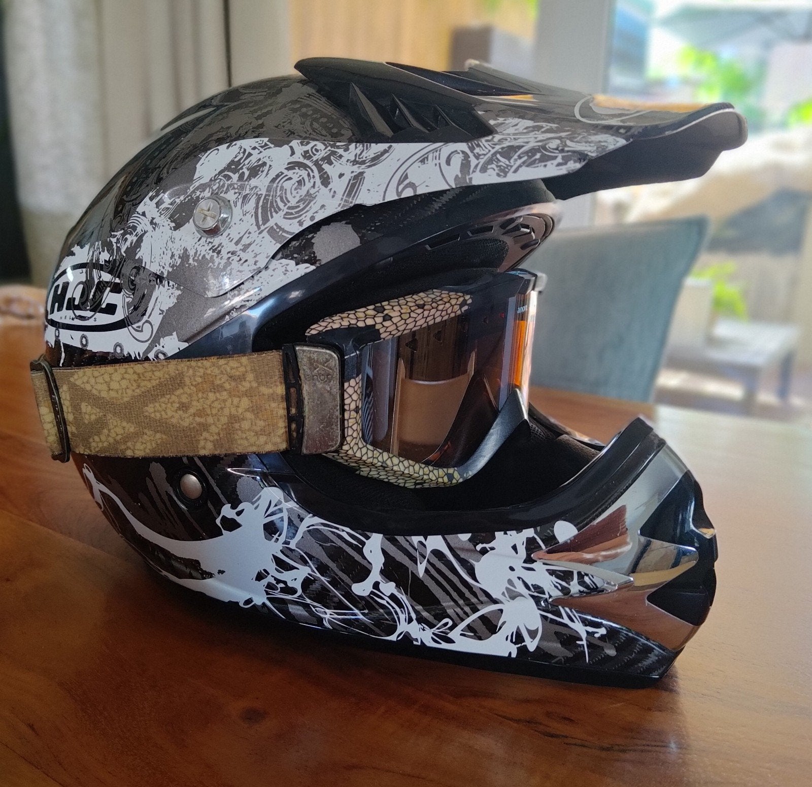 HJC HQ-X Carbon Royale Offroad/ Cross helm Maat S, Ophalen of Verzenden