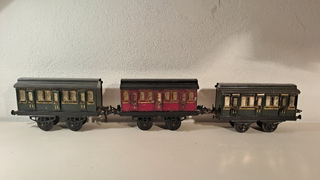 Spoor 0 hornby  No1 celestrial rijtuigen 1927-1940, 3 x, Ophalen of Verzenden