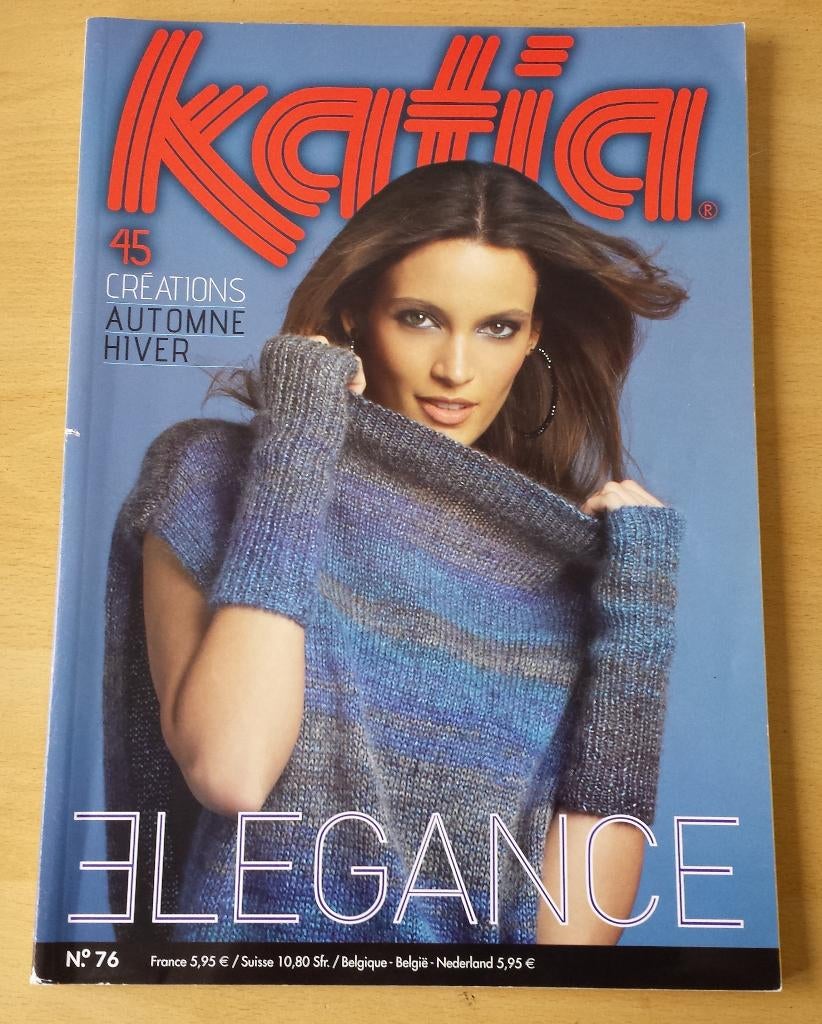 Katia Elegance nr.76 - Herfst/Winter - haken, breien, Gebruikt, Breien of Haken, Ophalen of Verzenden, Katia