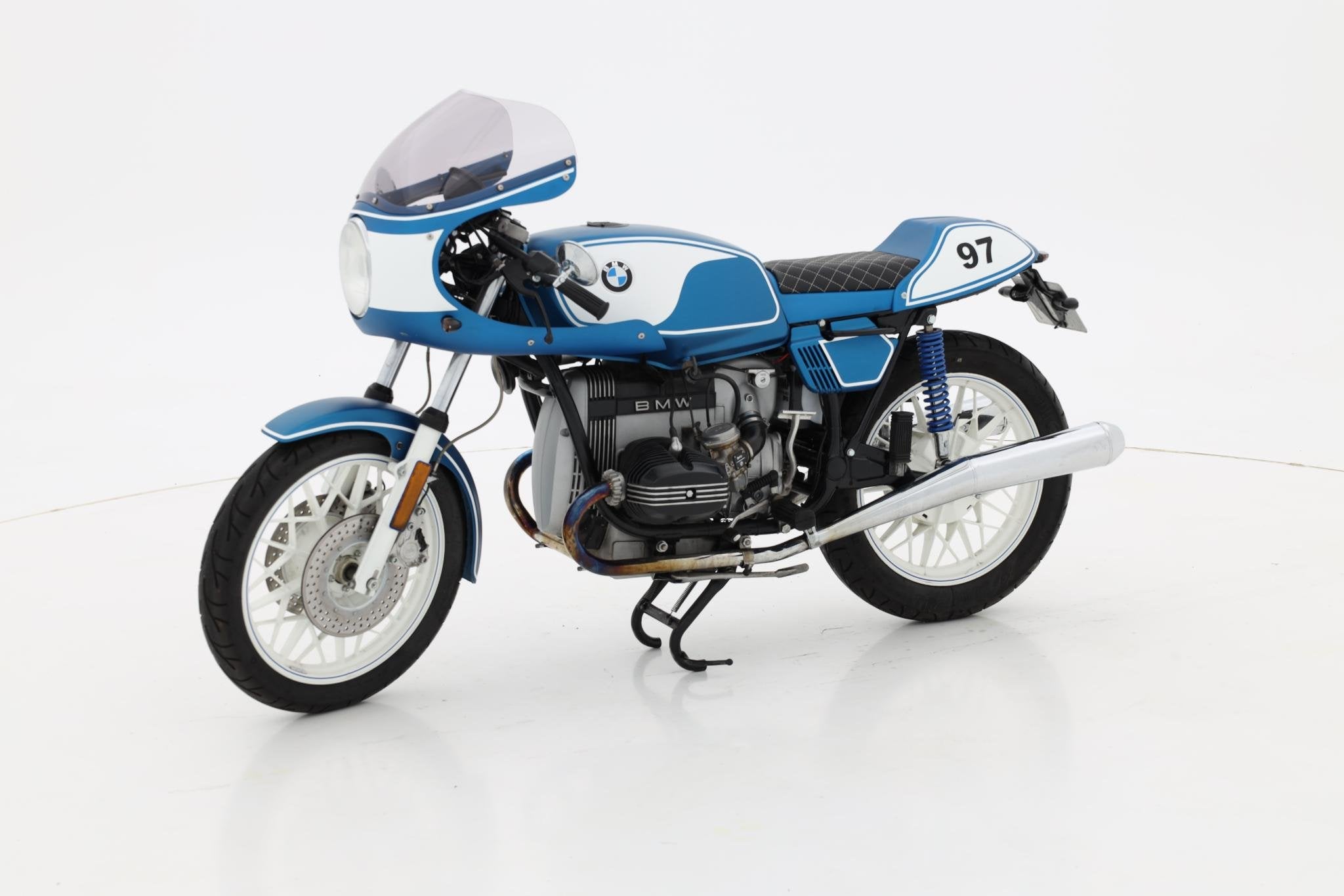 BMW R 65 custom gerestaureerd 1980 2 zits, Motoren, Motoren | Oldtimers, Meer dan 35 kW, Toermotor, 650 cc