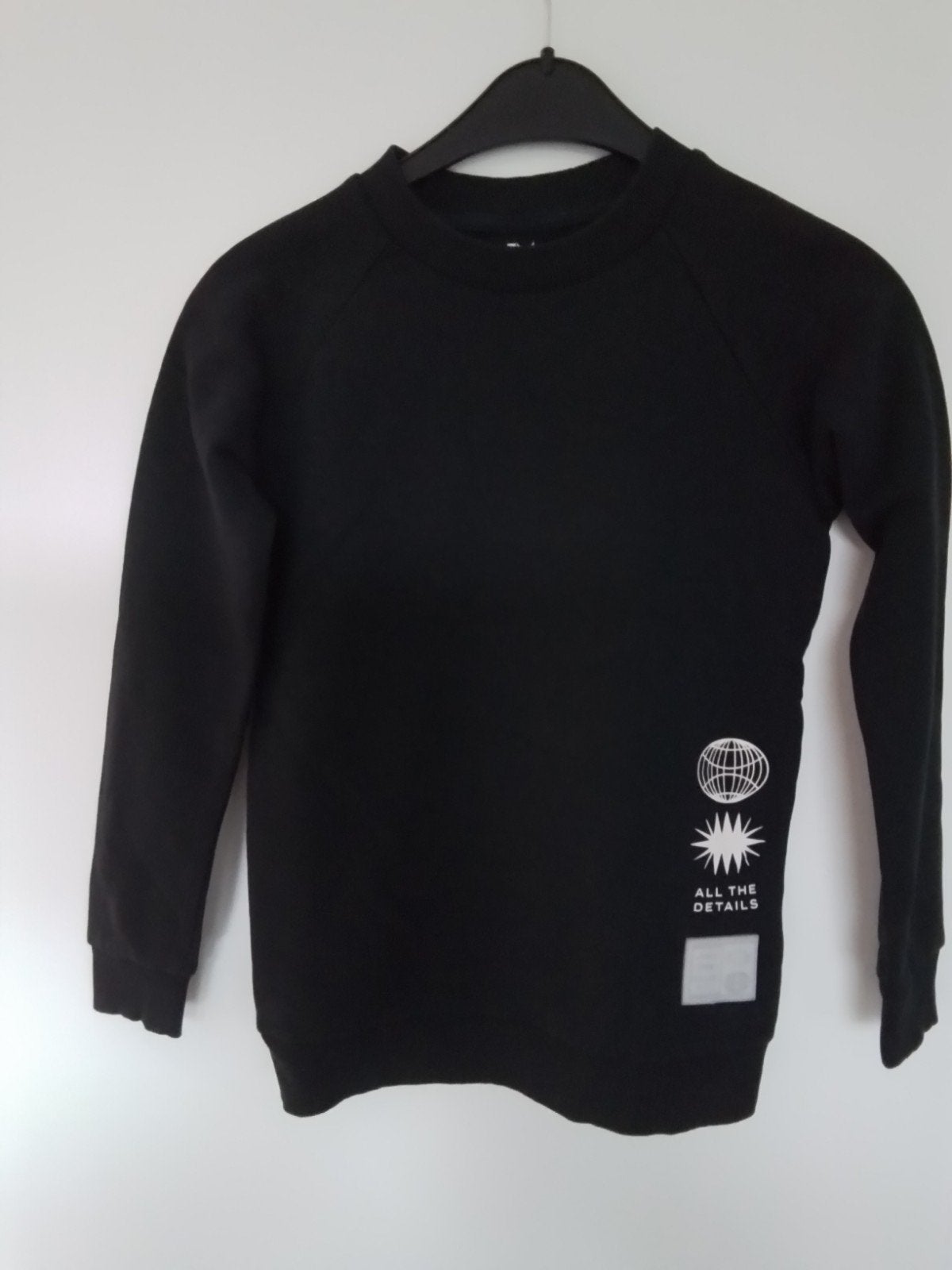 zwart sweatshirt Jill&Mitch mt 134-140, Ophalen of Verzenden, Zo goed als nieuw, Shirt of Longsleeve, Jongen