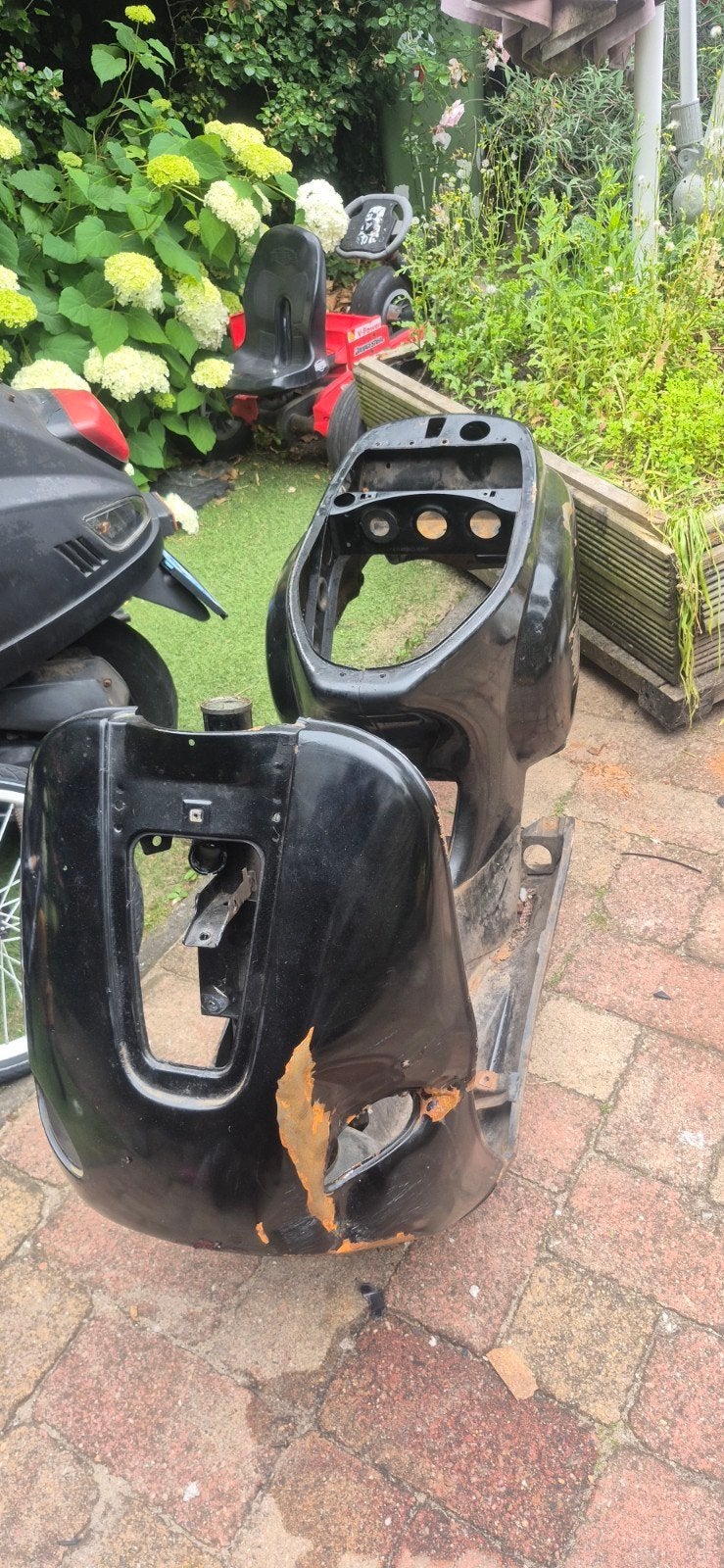 Vespa ET2 snor frame met schade, Ophalen of Verzenden, Gebruikt, Frame, Vespa
