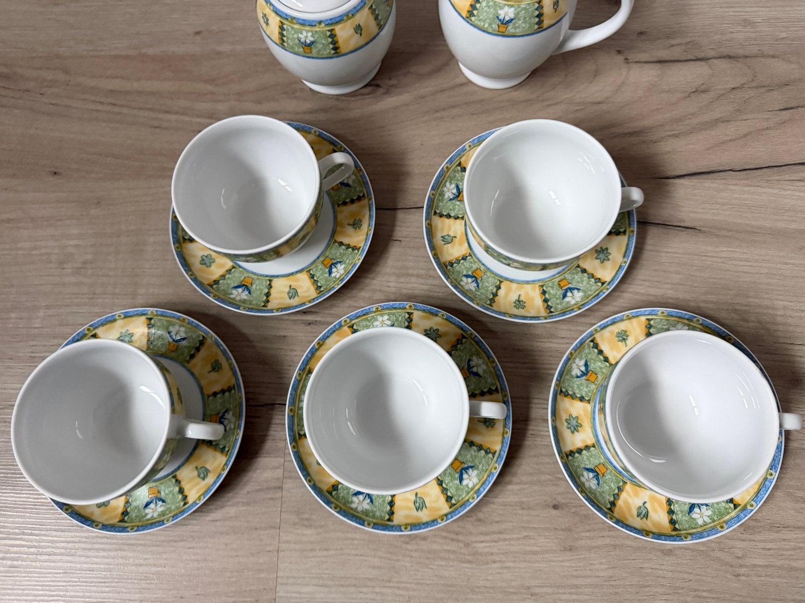 Koffie-/theeservies Alt Regensburg Bloemdekor - 5 persoons, Overige merken, Klassiek, Ophalen of Verzenden, Zo goed als nieuw