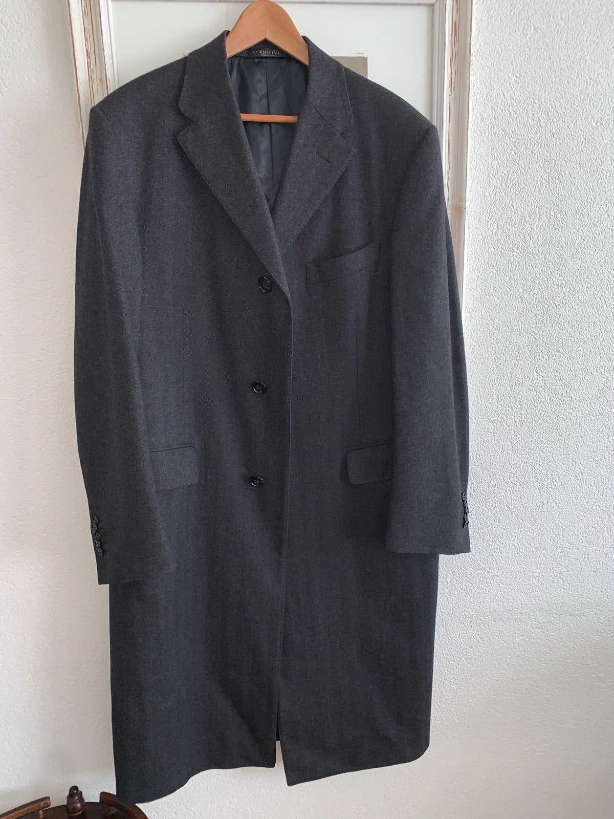 Corneliani Oger Wollen Jas - Maat 52 - Zo goed als nieuw, Kleding | Heren, Ophalen of Verzenden, Zo goed als nieuw, Maat 52/54 (L)