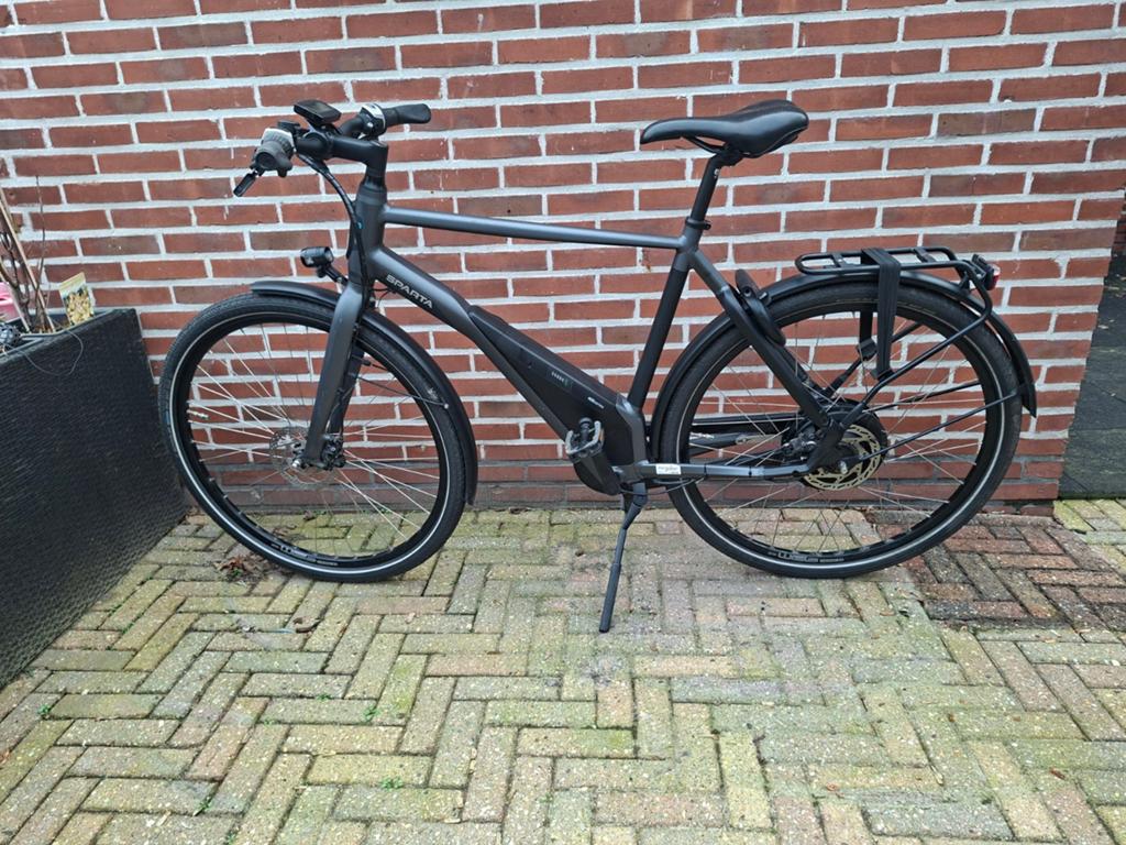 Sparta r5te elektrische herenfiets, Fietsen en Brommers, Ophalen, Sparta, Gebruikt, 50 km per accu of meer