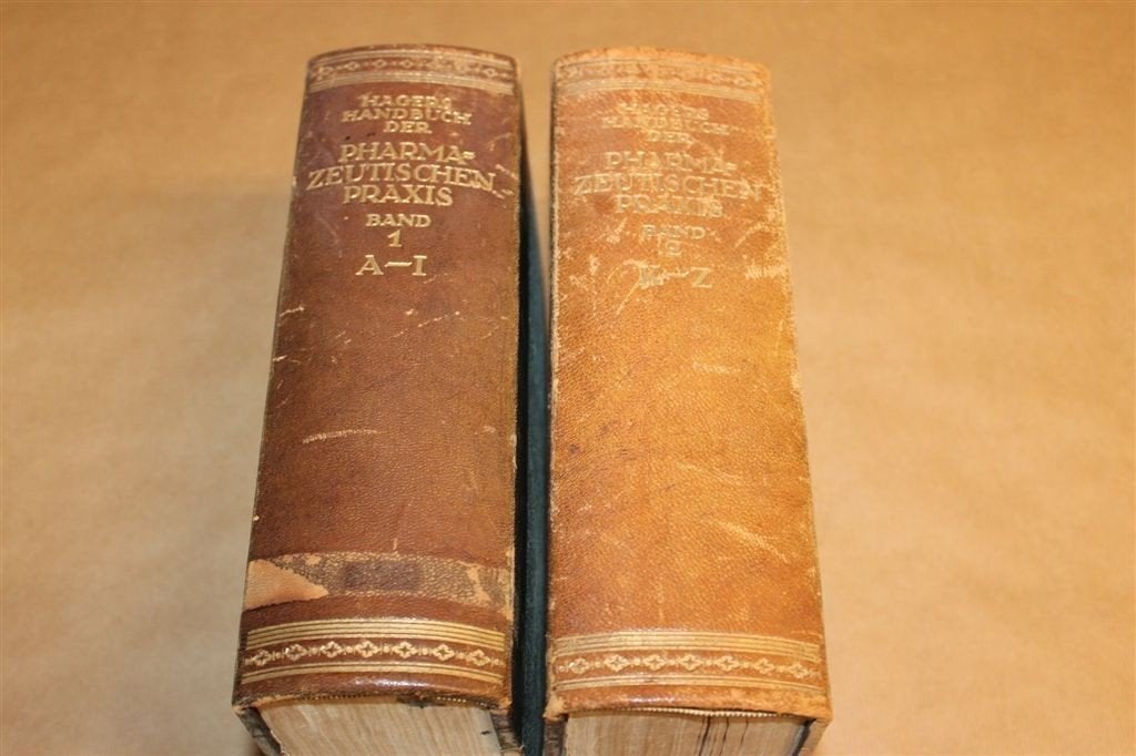 Hagers Handboek Farmaceutische Praktijk — 2 Delen 1925 [DE], Antiek en Kunst, Ophalen of Verzenden
