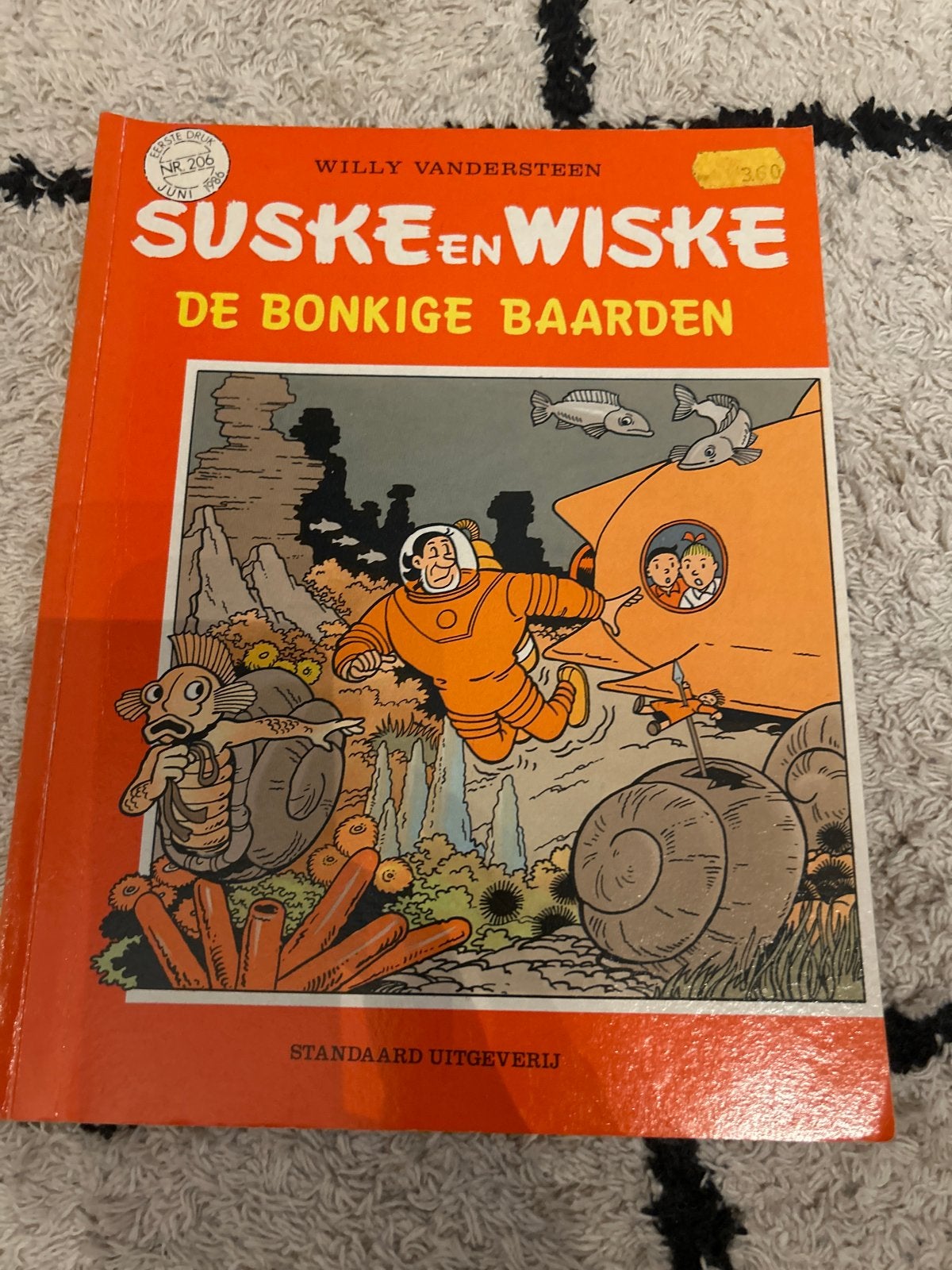 Suske en Wiske - De Bonkige Baarden (Nr. 206), Eén stripboek, Ophalen of Verzenden, Gelezen