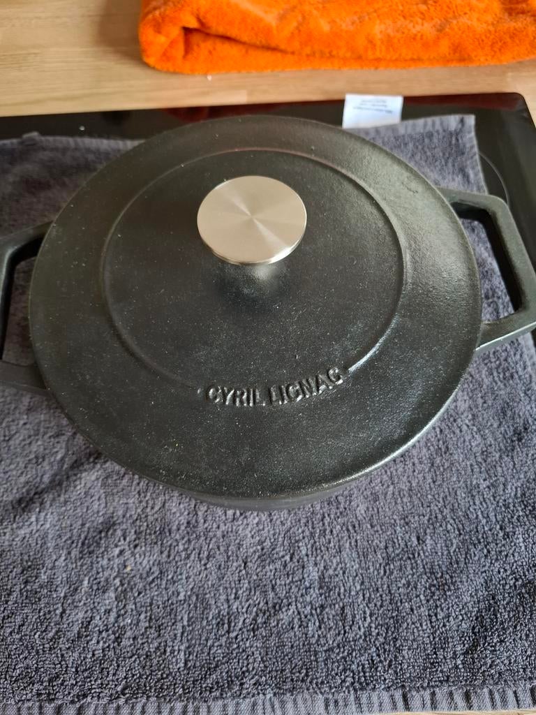 Cyril Lignac Gietijzeren Dutch Oven  - Zo goed als n, Ophalen of Verzenden, Zo goed als nieuw