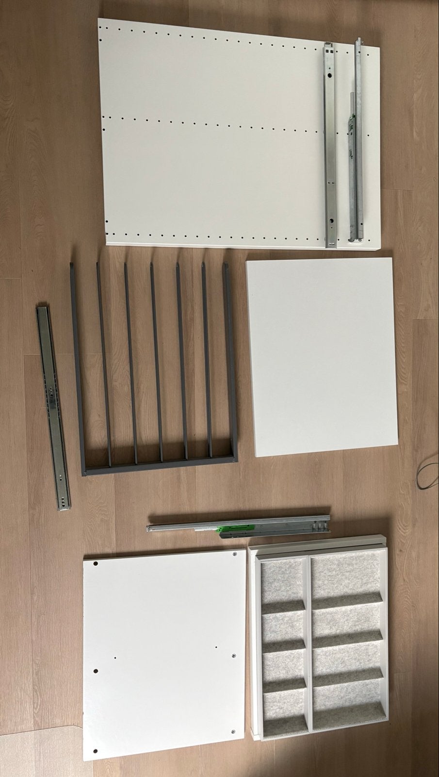 IKEA Pax onderdelen - broekhanger en lade-indeling, Ophalen, Gebruikt, 50 tot 100 cm, Minder dan 100 cm