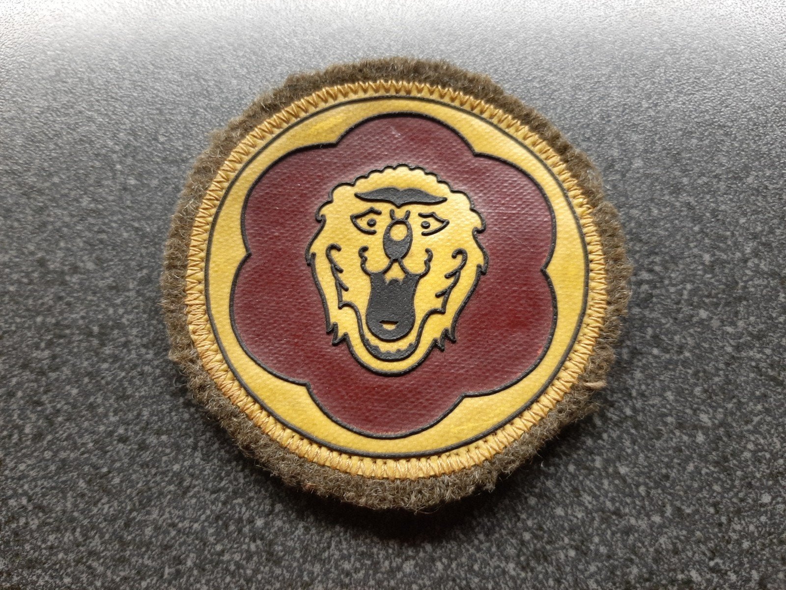 Belgie  - Brigade Piron   - patch  65 mm.rond/ bod va. 27,50, Ophalen of Verzenden, Overige gebieden, Embleem of Badge