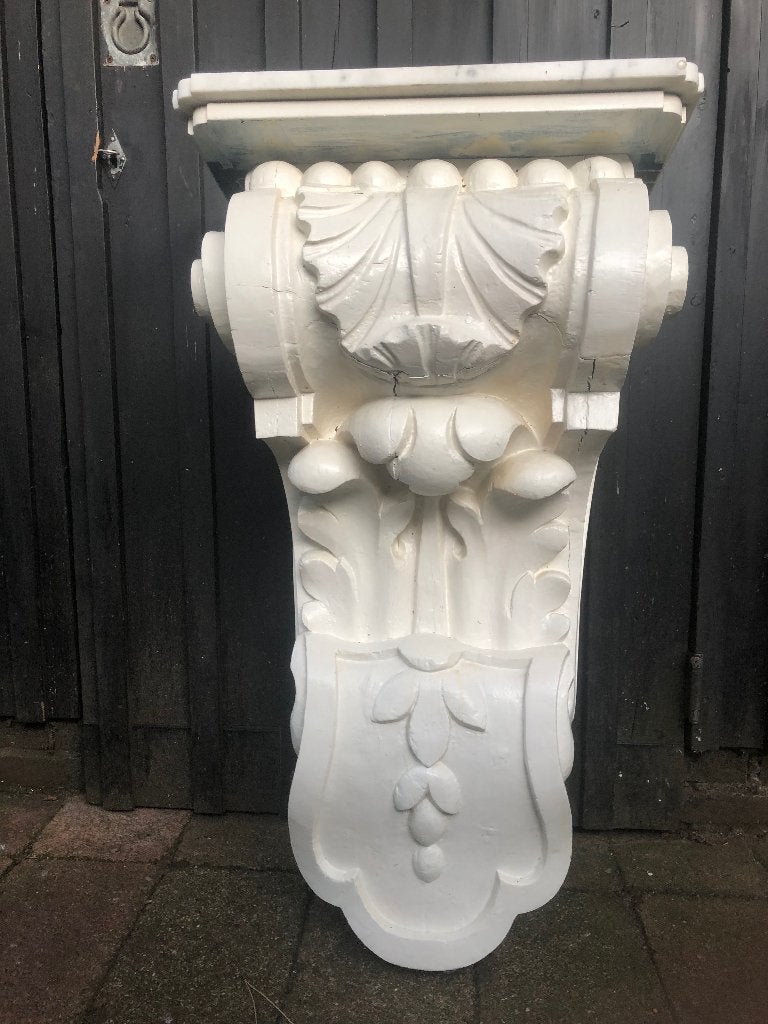 tuinornament consolle, Ophalen of Verzenden, Gebruikt, Hout, Overige typen