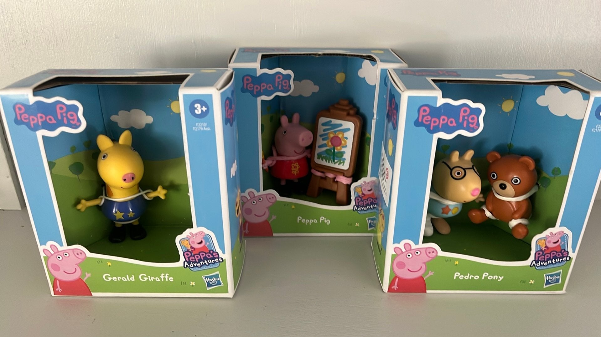 3 x peppa pig figuur, nieuw in doosje, Ophalen of Verzenden, Nieuw
