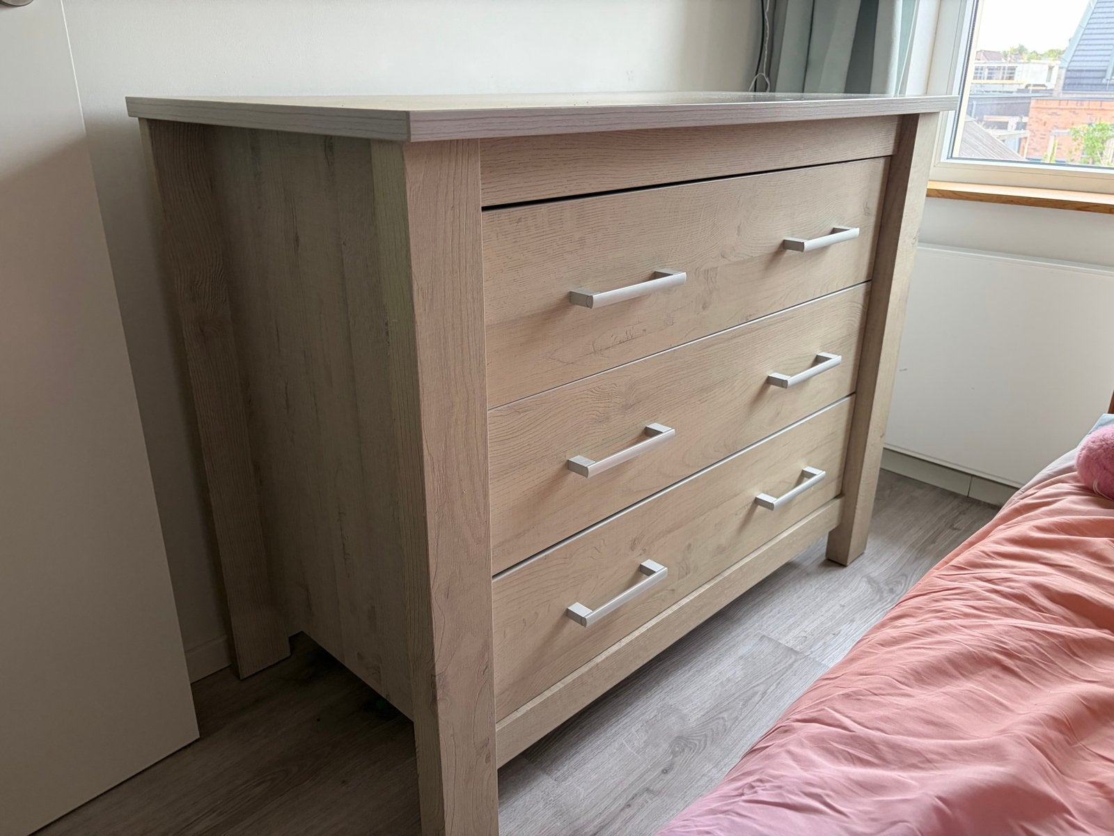 Interbaby Commode met 3 lades - 119x62x93cm, Kinderen en Baby's, Ophalen, Gebruikt, 50 tot 70 cm, 100 cm of meer