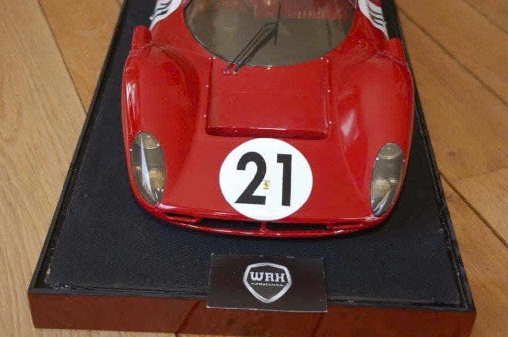 1:8 FERRARI 330 P4 #21 by Javan Smith handbuilt ZIE INFO WRH, Ophalen, Zo goed als nieuw, 1:5 t/m 1:8, Auto
