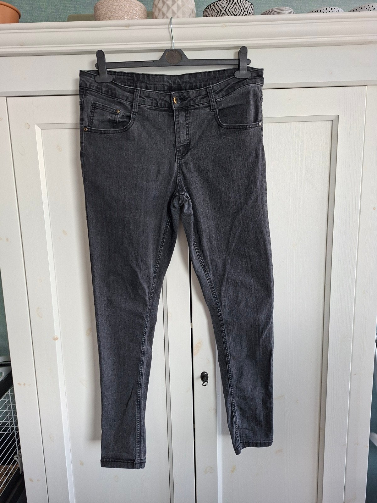 Spijkerbroek, Skinny Fit, 44 XXL, Hema, Hema, Ophalen of Verzenden, Gedragen, W33 - W36 (confectie 42/44)