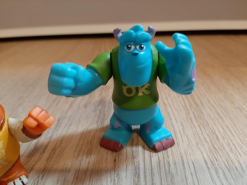 Monsters inc university poppetjes sulley & George, Ophalen of Verzenden
