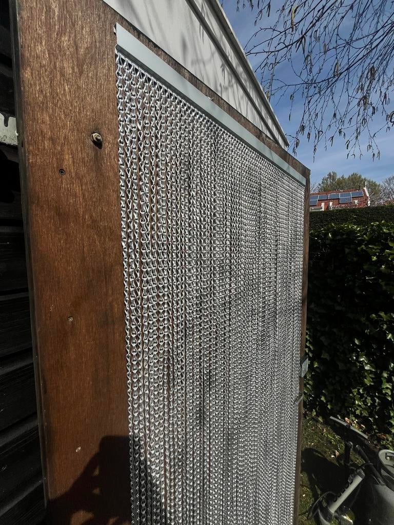 Vliegengordijn aliminium 90x200, Doe-het-zelf en Verbouw, Deuren en Horren, Ophalen, 80 tot 100 cm, Hordeur, Zo goed als nieuw