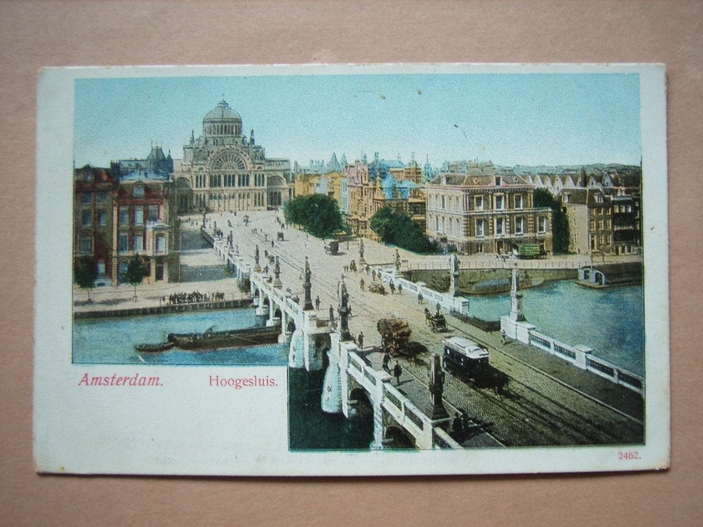 Amsterdam, Hoogesluis, Verzamelen, Ophalen of Verzenden, 1940 tot 1960, Ongelopen, Noord-Holland