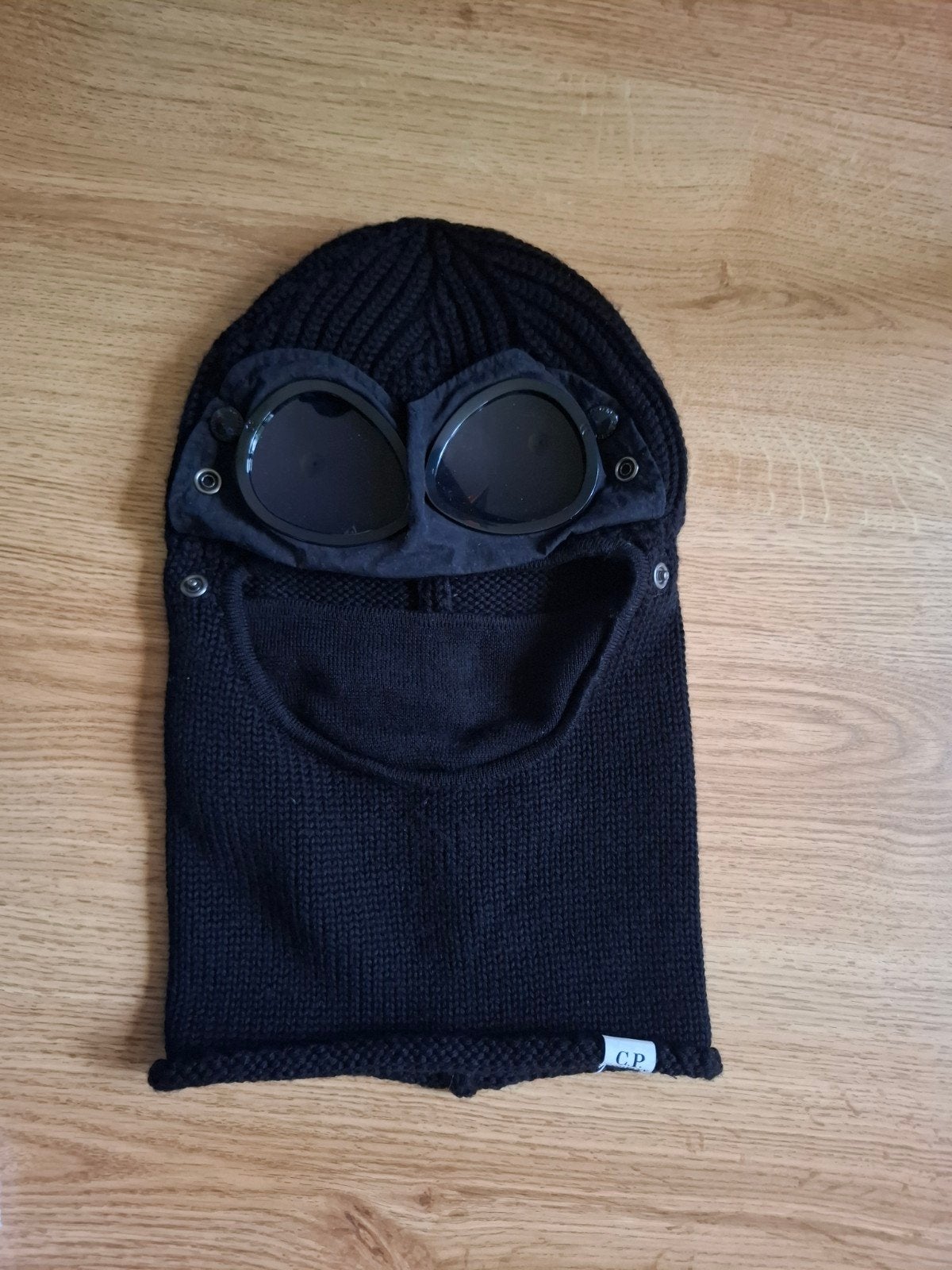 CP Company Balaclava met Goggles - Zwart, CP Company, Overige maten, Ophalen of Verzenden, Zo goed als nieuw