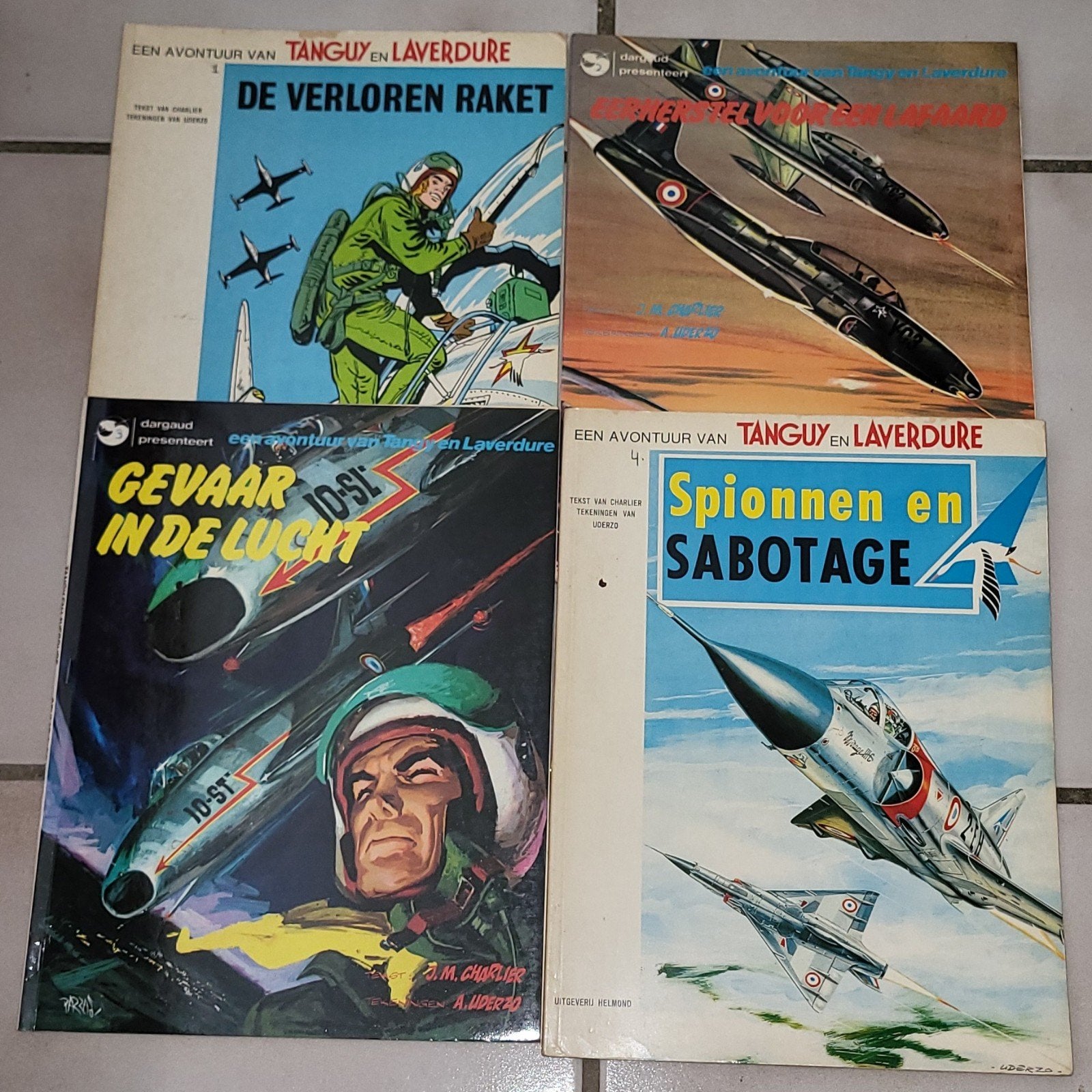 Tangy & Laverdure collectie - Nummers 1 t/m 24, Boeken, Stripboeken, Complete serie of reeks, Ophalen, Zo goed als nieuw, Jean-Michel Charlier, Albert Uderzo, Jijé