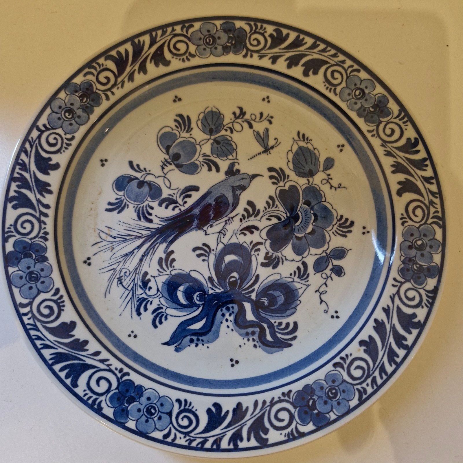 Delfts Blauw Wandbord - Koninklijke Goedewaagen (20,5 cm), Antiek en Kunst, Ophalen