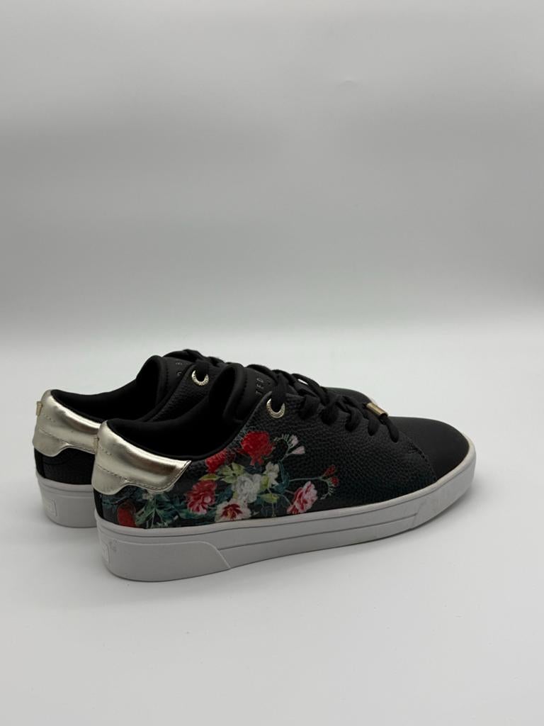 Ted Baker London Sneakers Zwart met Bloemenprint, Verzenden, Zwart, Nieuw, Sneakers of Gympen