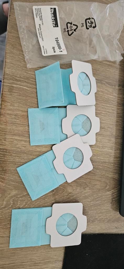 Makita 194566-1 Stofzuigerzakken (5 stuks), Ophalen of Verzenden, Nieuw