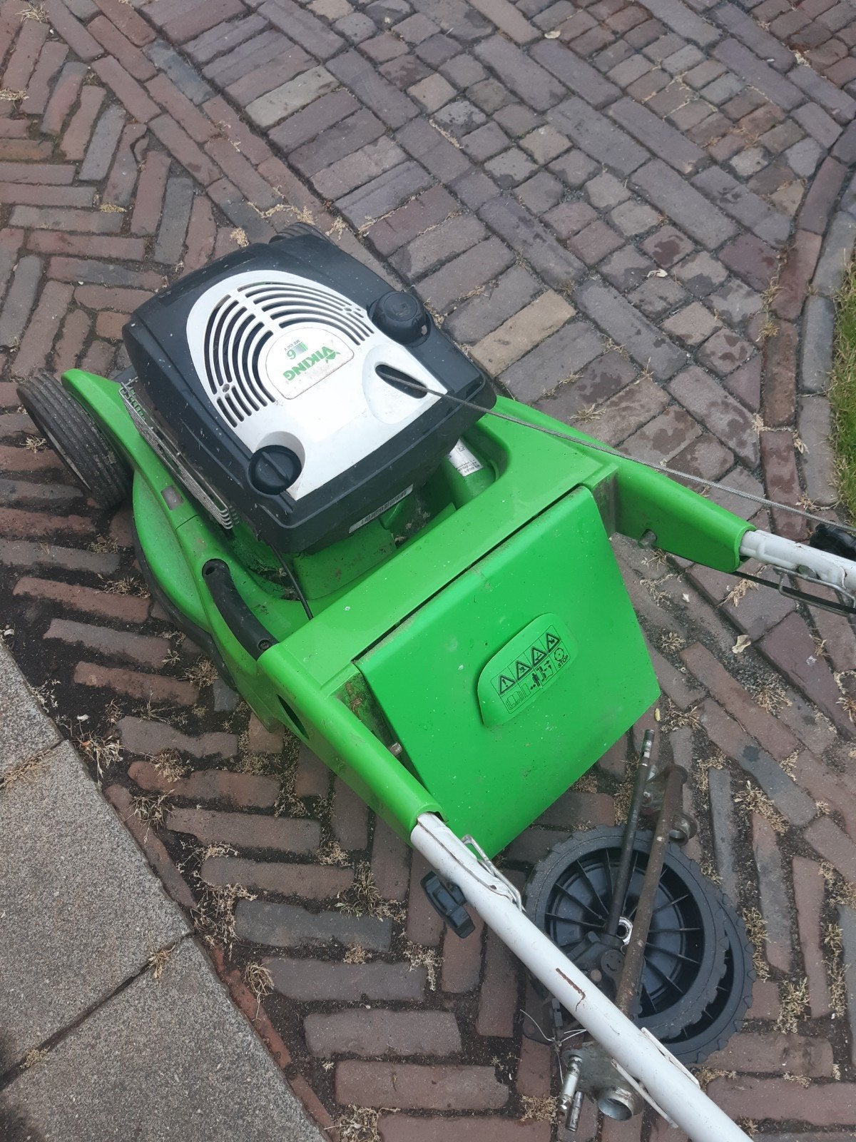 Viking MB 650 V grasmaaier - defecte wielaandrijving, Ophalen, Gebruikt, Benzine-grasmaaier, Viking